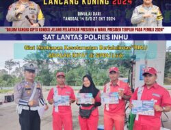 Hari Ini, Satlantas Polres Inhu Sosialisasikan Progam ” Riau Adalah Kita” di Dua Kecamatan