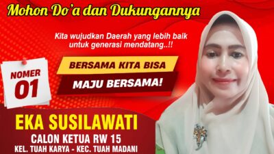 Konsen Terhadap Masalah Sampah dan Didukung Oleh Warga Menjadi Motivasi Eka Susilawati Ikut Mencalon Sebagai Ketua RW 15