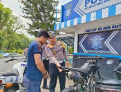 Jelang Ops Lilin dan Tahun Baru, Polres Inhu Tertibkan Knalpot Brong Serta Pelanggaran Fatal