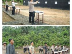 Hari Bhayangkara Ke 79 Kapolda Cup Polres Inhu Gelar Latihan Menembak