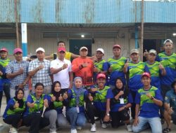 Final Turnamen Volly Ball Desa Simpang Gaung Berlangsung Semarak