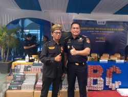 Laskar RMRB Hadiri Pemusnahan Barang Eks Penindakan Bea Cukai Pekanbaru Tahun 2025