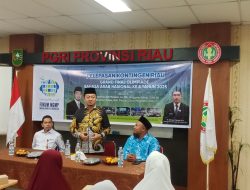 Pelepasan Kontingen Riau untuk Grand Final Olimpiade Bahasa Arab Nasional ke-8 Tahun 2025 Berlangsung Khidmat