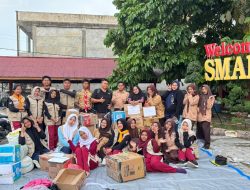 SMAN 1 Ujung Batu Serahkan Hasil Bakti Sosial untuk Korban Bencana Sumut–Sumbar