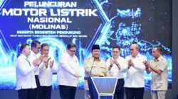 Prabowo Resmikan Motor Listrik, di Hadiri Penglima TNI