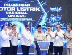 Prabowo Resmikan Motor Listrik, di Hadiri Penglima TNI