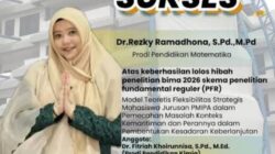 Pembelajaran Matematika Melalui Pop Up Book ; Oleh Dr. Rezky Ramadhona, M.Pd.