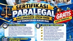 Kanwil Kemenkum Riau Siap Bermitra dengan LPKSM RMRB, Dukung Sertifikasi Paralegal dan Penyuluhan Hukum